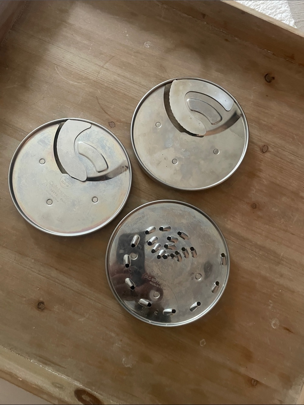 Cuisinart DLC-837TX Medium, Set of 3 Stainless Steel Food Processor/Grater Discs